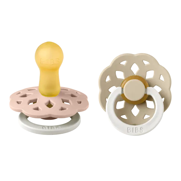 Bibs Lot de 2 Sucettes Boheme Blush / Vanilla Glow 6-18 mois