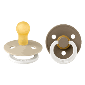 Bibs Lot de 2 Sucettes Glow Dark Oak / Vanilla 6-18 mois
