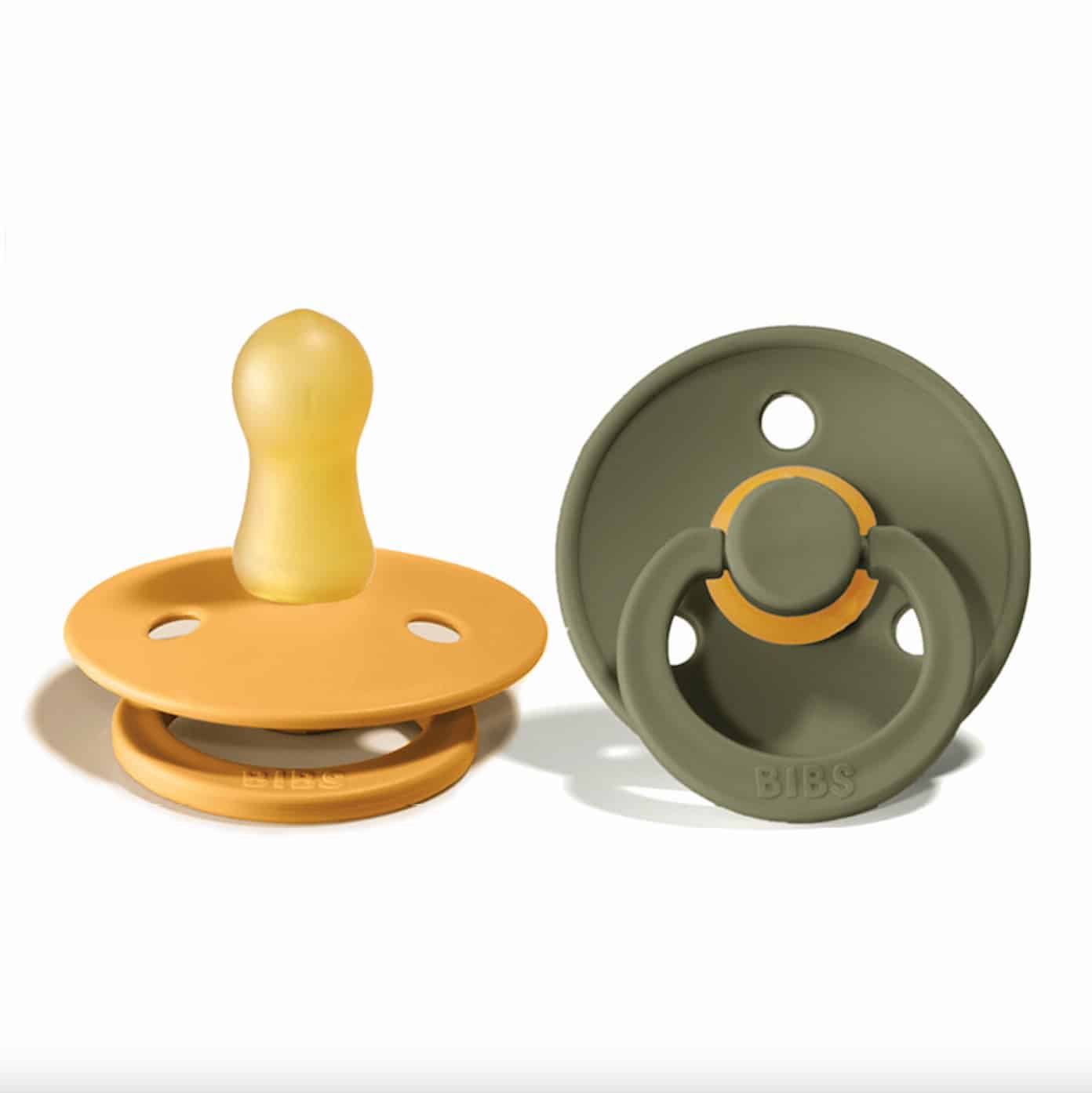 Bibs Lot de 2 Sucettes Honey Bee/Olive 0-6 mois