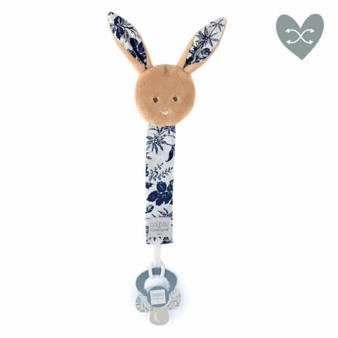 Doudou et Compagnie Attache sucette – Bunny