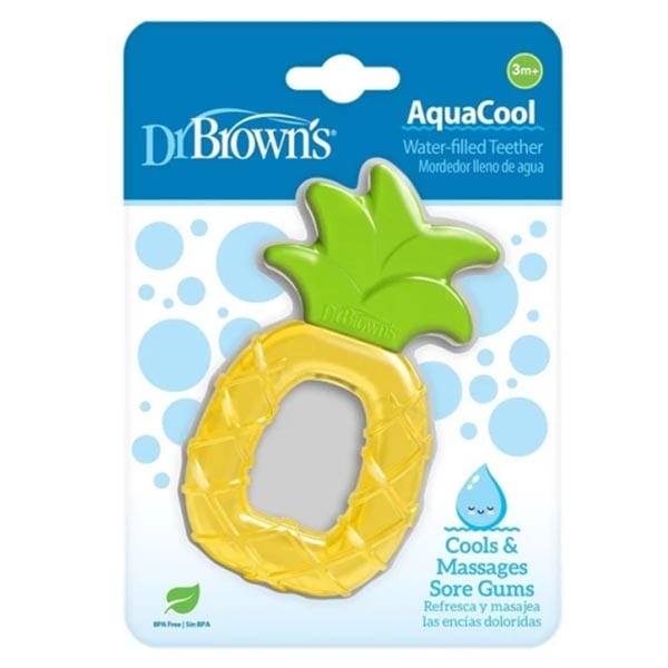 Dr Brown’s Anneau de Dentition Aqua Cool Ananas 3m+