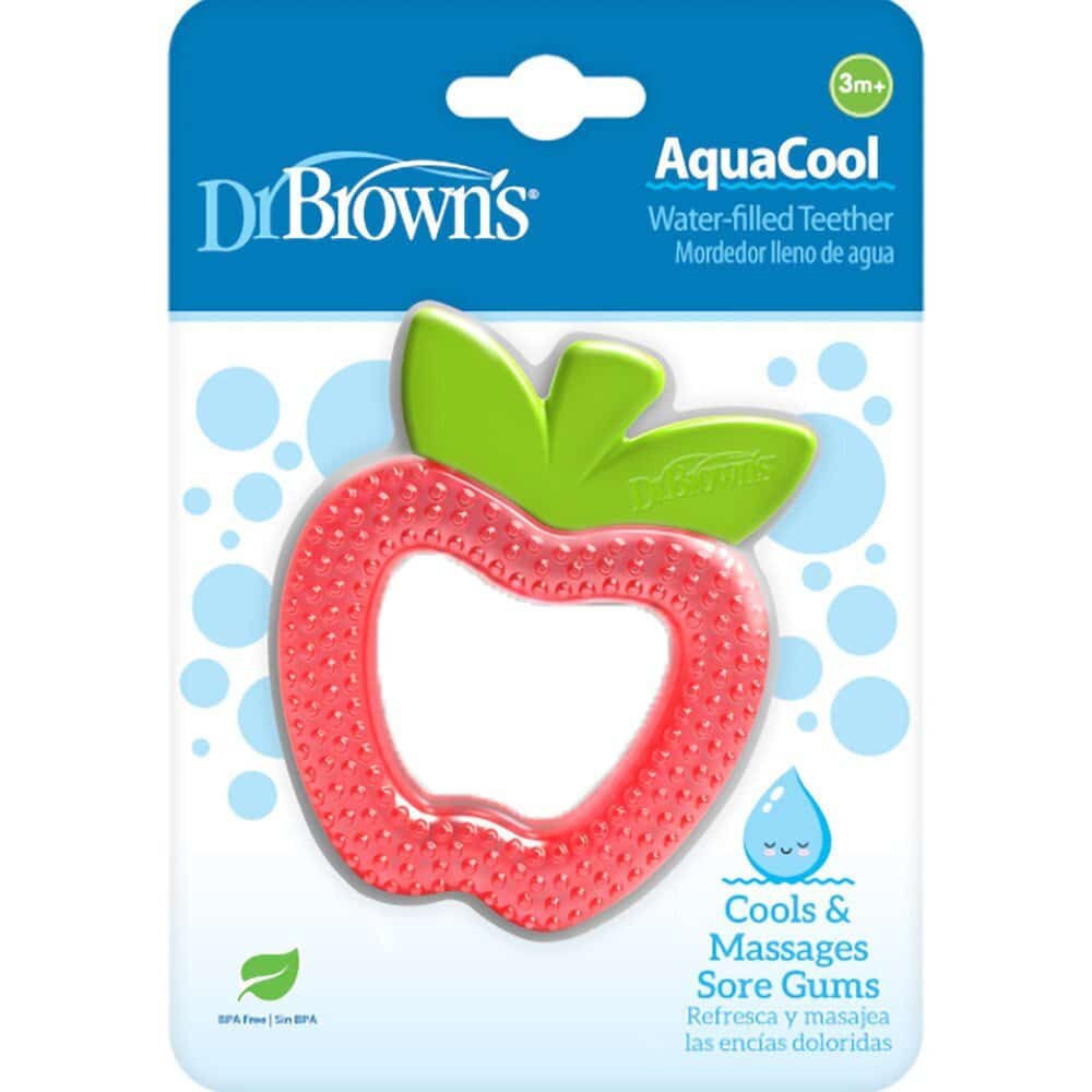 Dr Brown’s Anneau de Dentition Aquacool Pomme 3m+