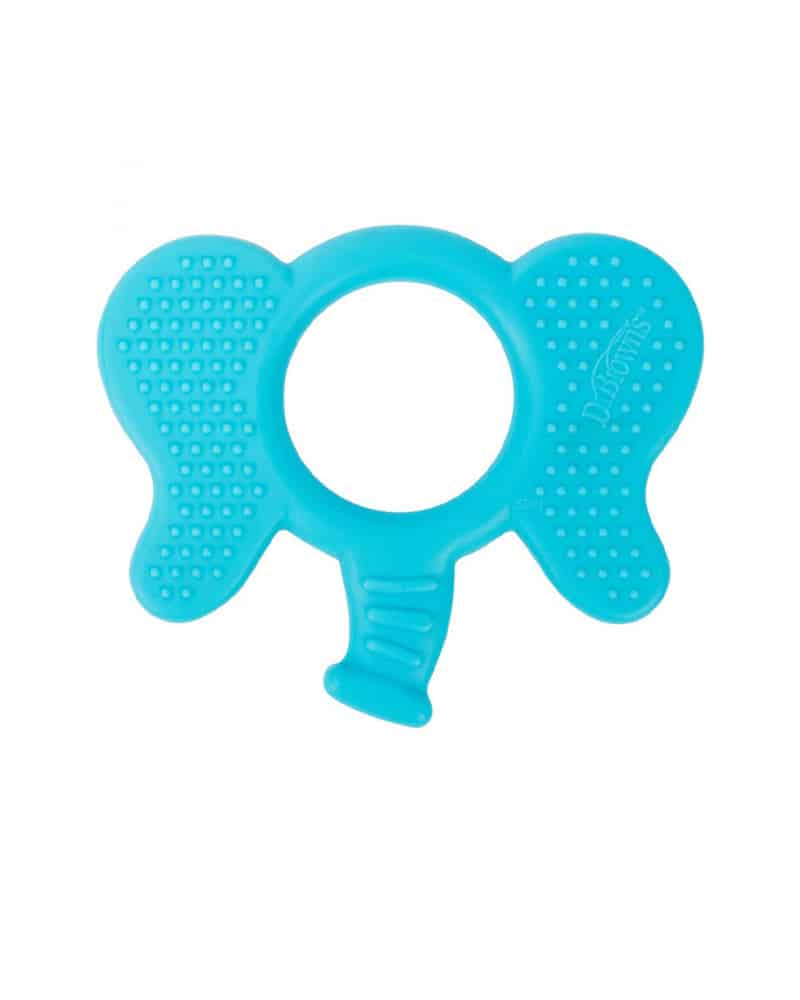 Dr. Brown’s Anneau de dentition Flexees Friends Elephant 3m+ – Bleu