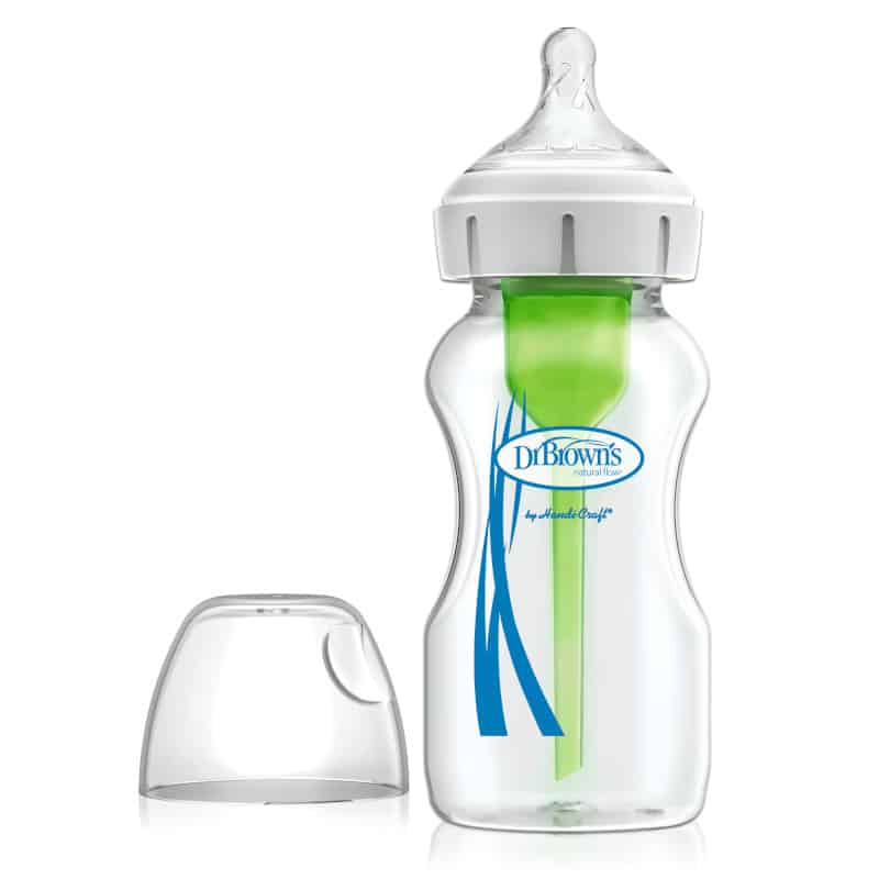 Dr. Brown’s Biberon en verre Col large – 270ml