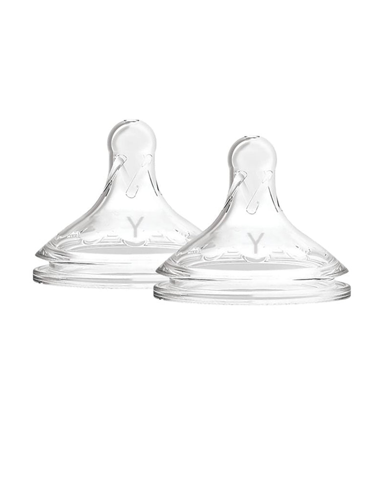 Dr. Brown’s Pack de 2 Tétines Col large et Coupe en Y 9m+