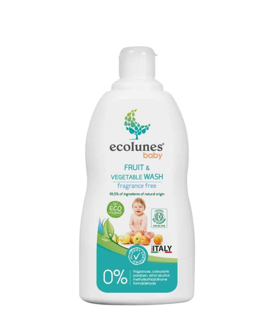 Ecolunes Nettoyant Fruits et Légumes Ecolo et hypoallergénique 500ml