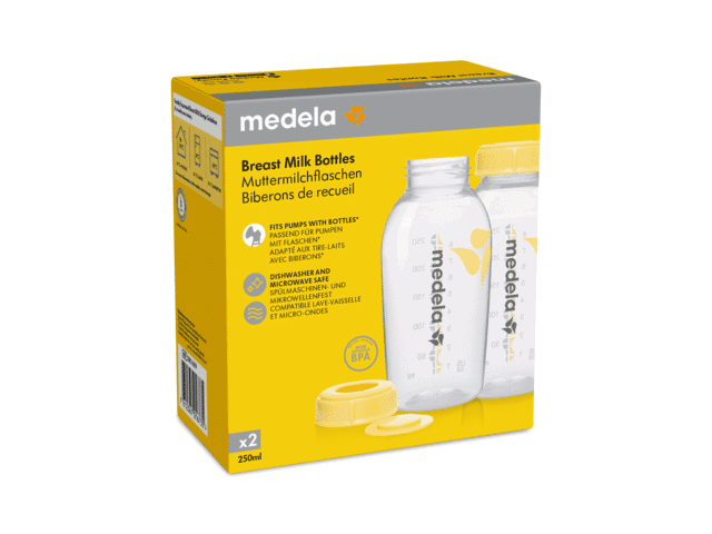 Medela 2 Biberons pour lait maternel 250ml