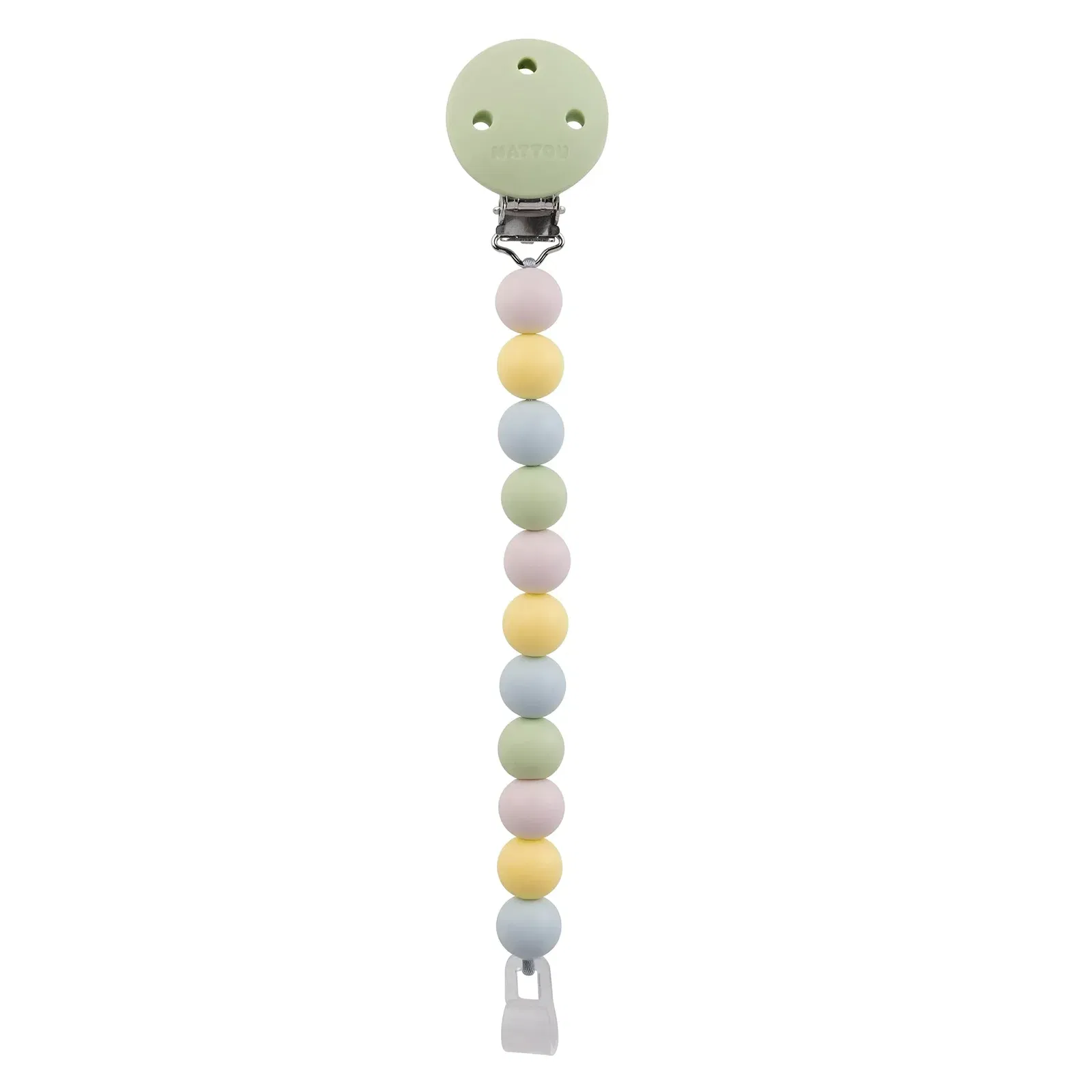 Nattou Attache tétine Multicolore Vert