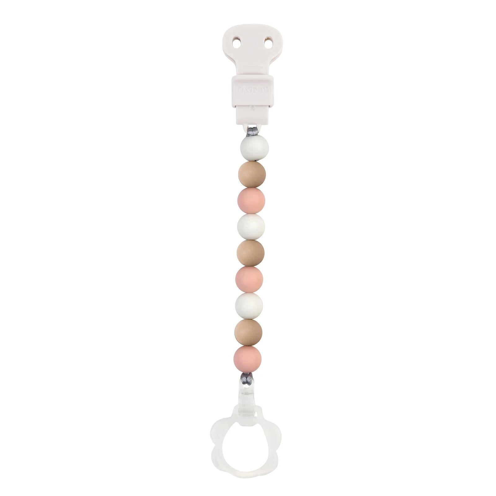 Nattou Attache tétine Rose – beige