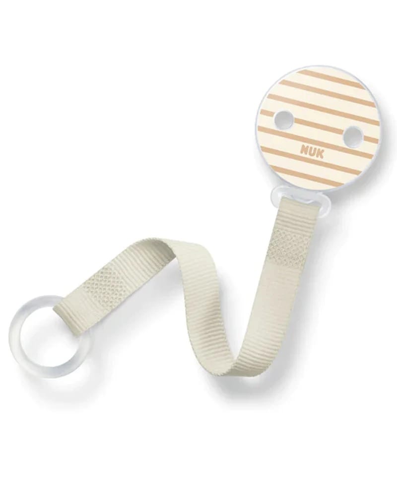 Nuk Attache-sucette tissu beige