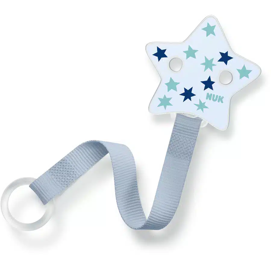 Nuk Attache-sucette tissu étoiles bleues