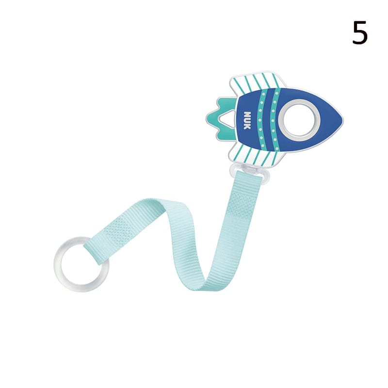 Nuk Attache-sucette tissu ruban Bleu