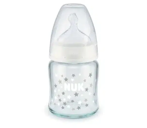 Nuk Biberon First Choice en Verre 0-6 mois 120ml