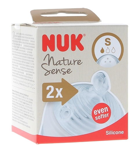 Nuk Nature Sense 2 Tétines en silicone – S