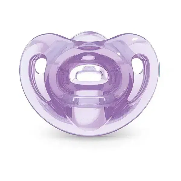 Nuk Sucette sensitive avec boite – Mauve 6-18 mois