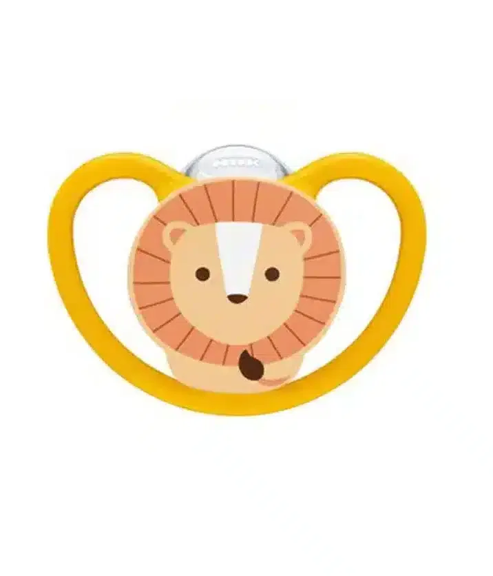 Nuk Sucette Space Silicone Lion 6-18mois