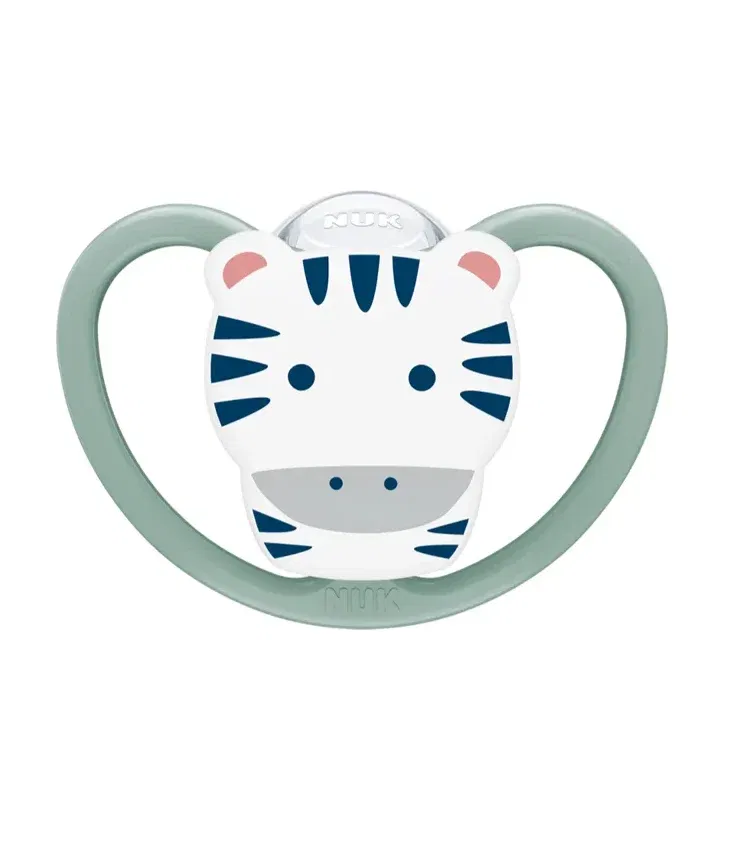 Nuk Sucette Space Silicone Zèbre 6-18mois