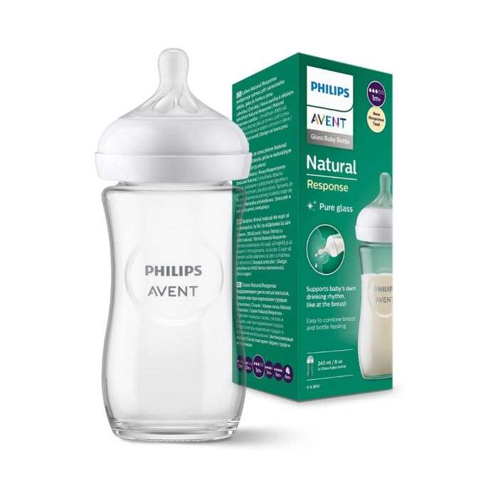 Philips Avent Biberon Natural Response verre 240 ml