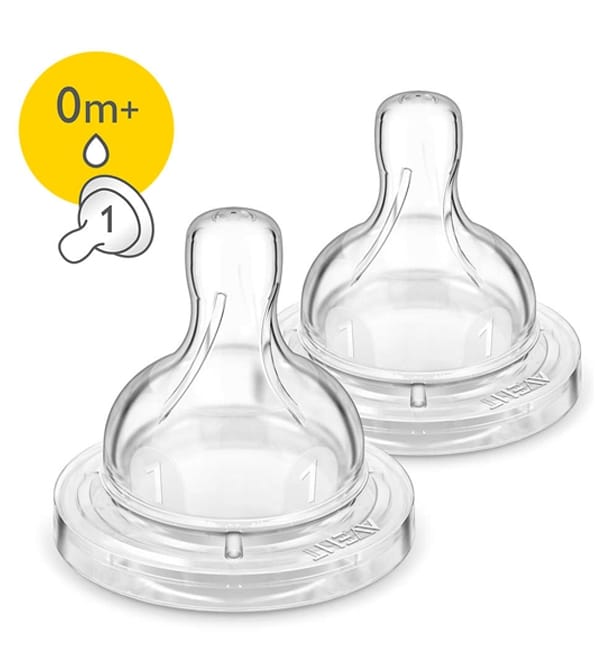Philips Avent Lot 2 Tétines anti-colic 0m+