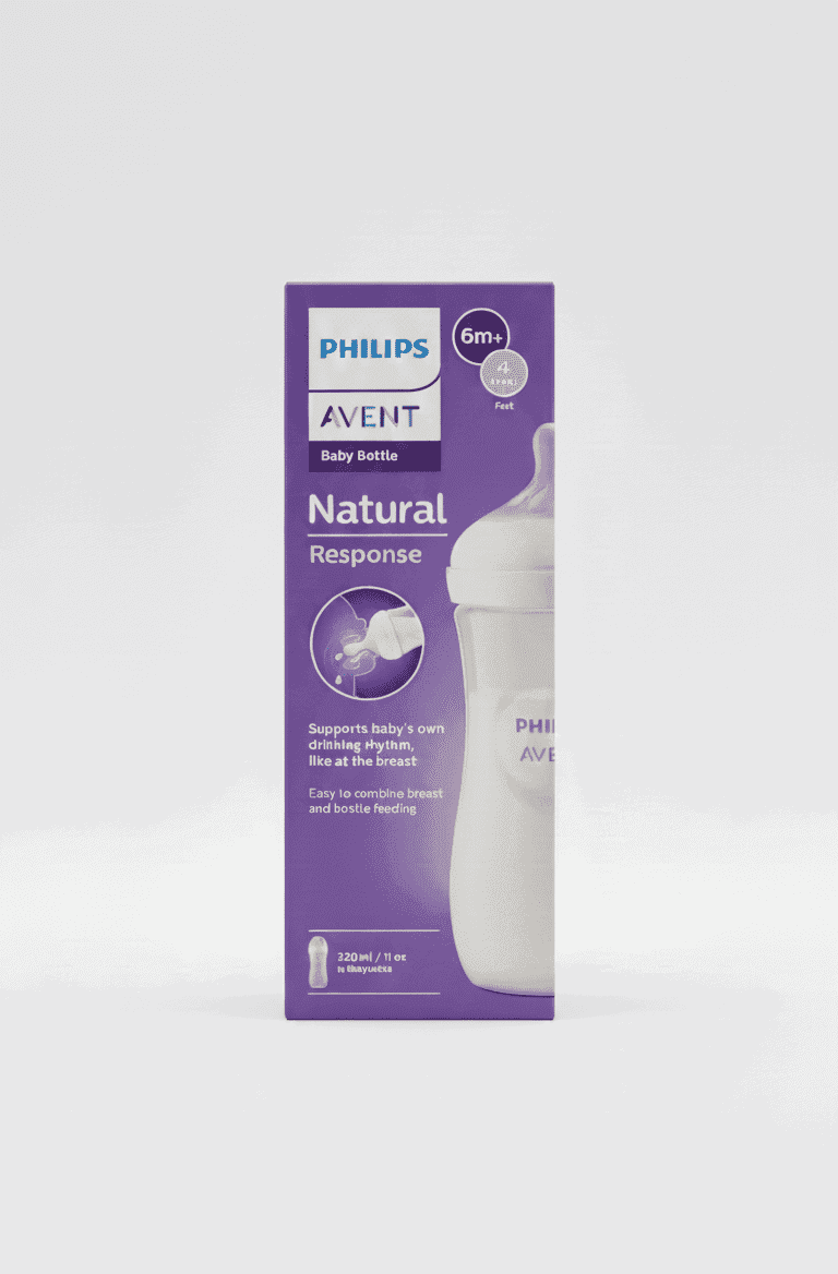 Philips Avent Biberon Natural Réponse 6m+ 330ml débit rapide
