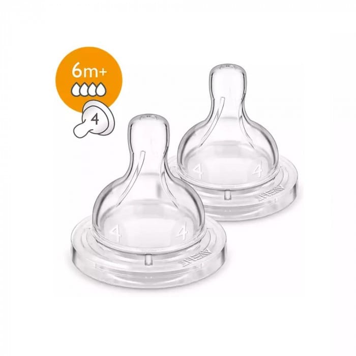 Philips Avent Lot 2 Tétines anti-colic 6m+