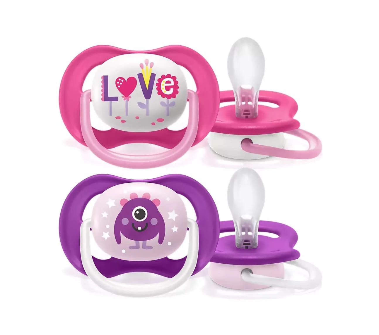Philips Avent Sucette Ultra Air Happy 6-18m Fille