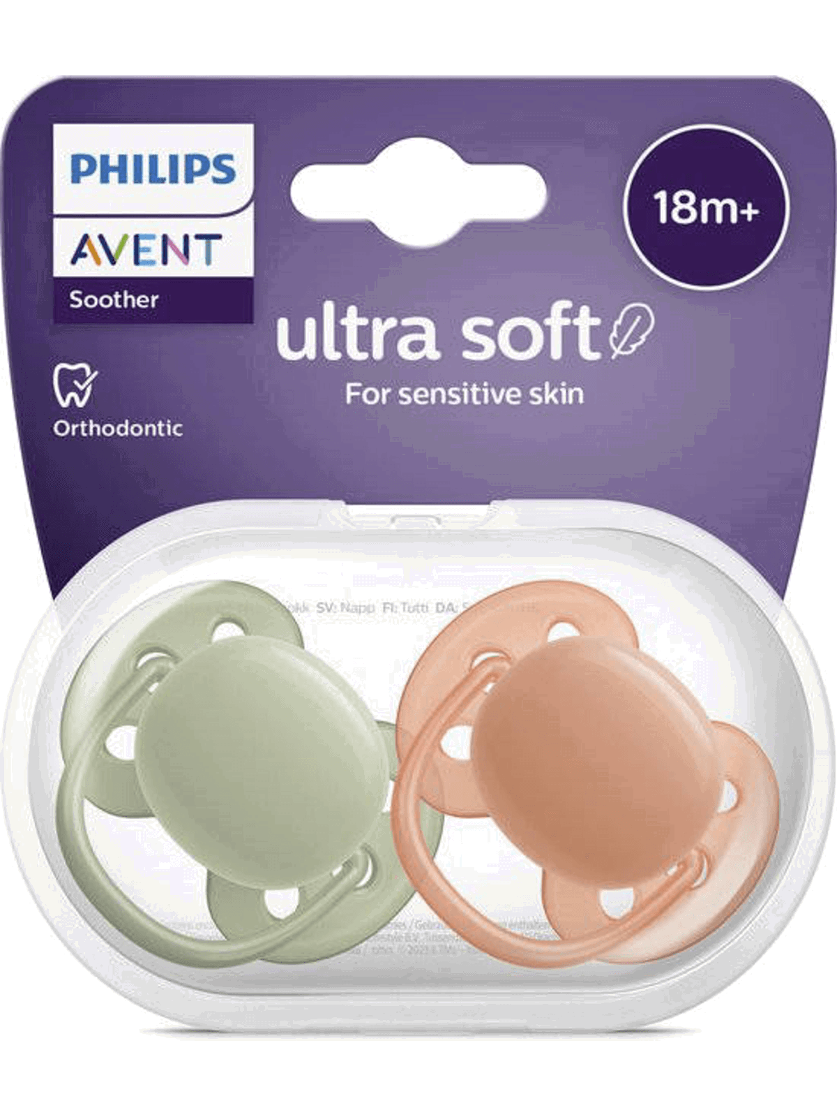 Philips Avent Sucette Ultra Soft 18 mois+