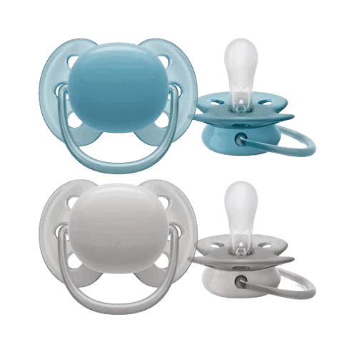 Philips Avent Sucette Ultra Soft 6-18m – Bleu Gris