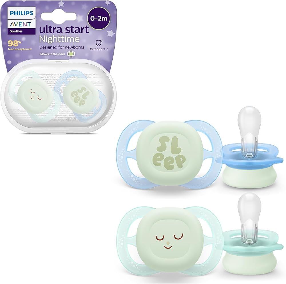 Philips Avent Sucette Ultra Star Night 0-2 mois Garçon