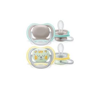 Philips Avent Ultra Air Sucette Jour & Nuit Silicone +18 mois