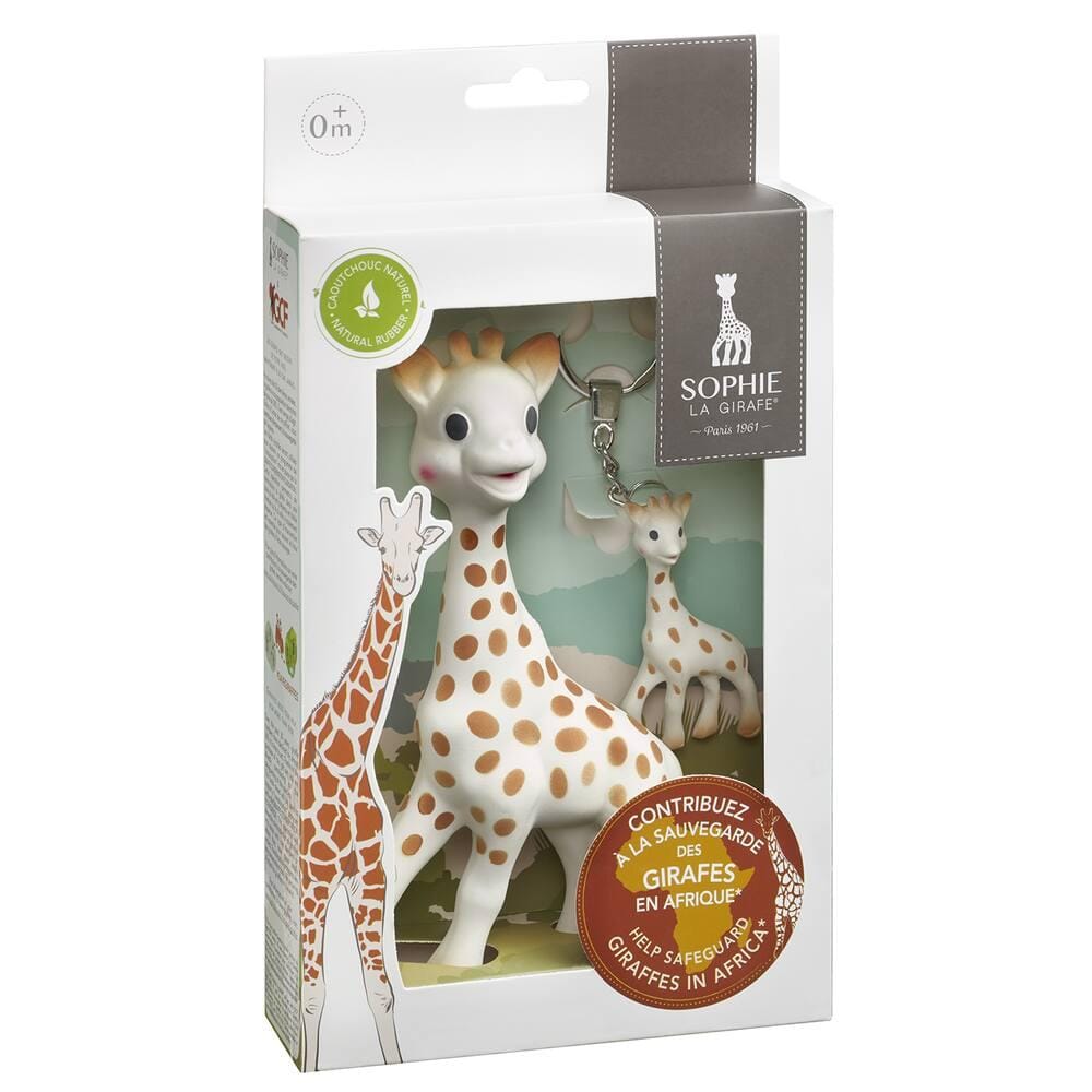 Sophie La Girafe – Coffret Cadeau avec Mini Porte-clés