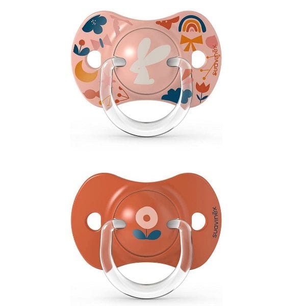 Suavinex 2 Sucettes SX Pro 18m+ Rose