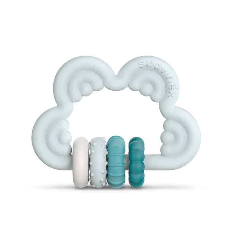 Suavinex Anneau de Dentition Ludique 6 mois+ Bleu