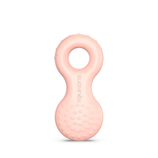 Anneau de dentition Suavinex +0 mois – Rose