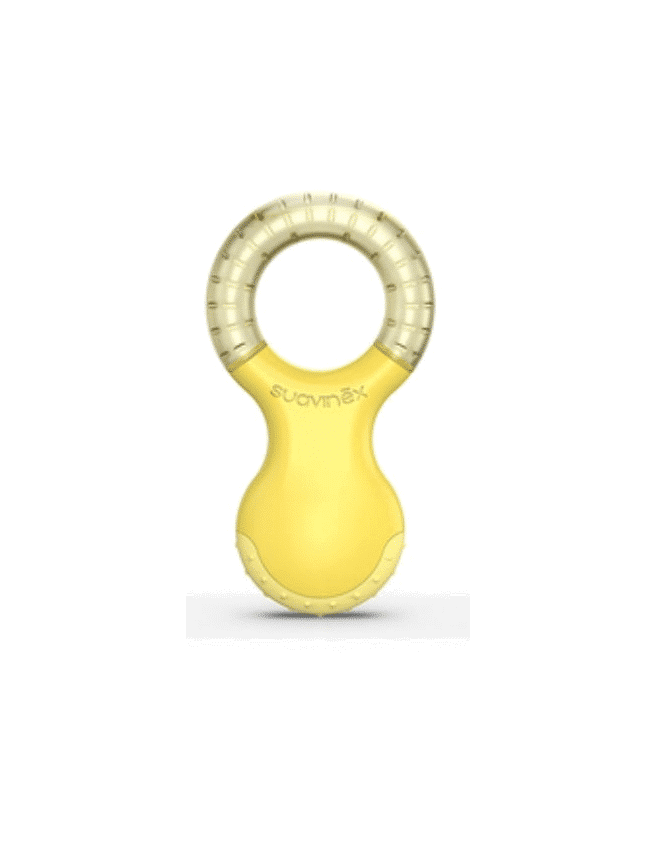 Suavinex Anneaux de dentition réfrigérant Jaune 4m+