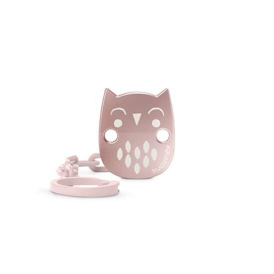 Suavinex Attache sucette chaîne Bonhmia Rose