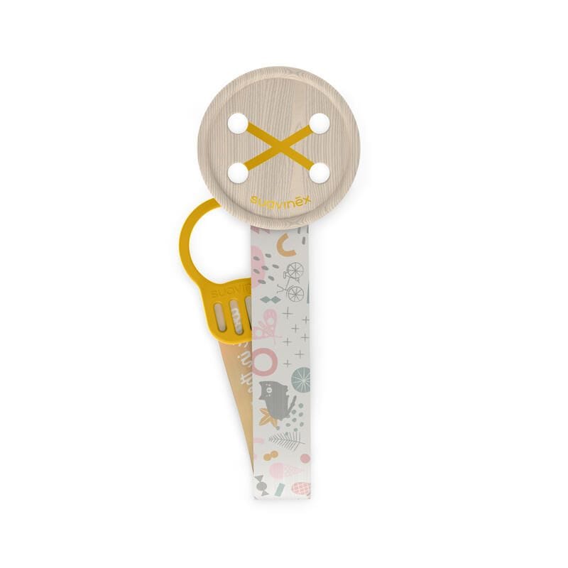 Suavinex Attache-sucette – Jaune