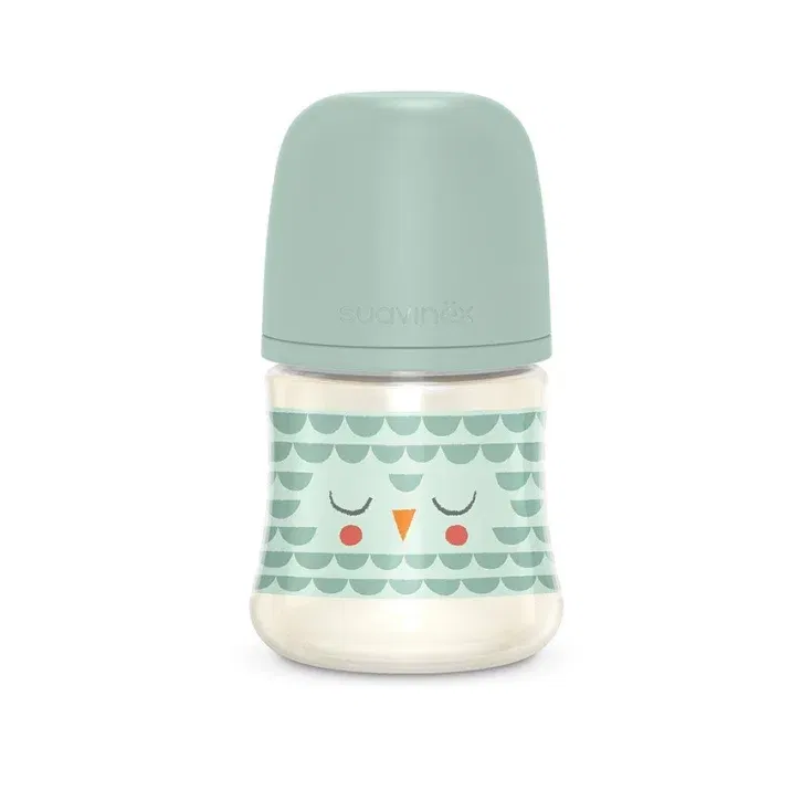 Suavinex Biberon 150ml + 0m vert plume
