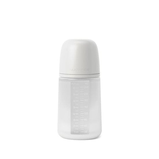 Suavinex Biberon Silicone Transparent 240ml +3m