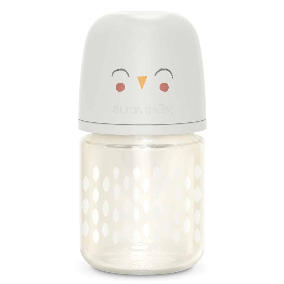 Suavinex Biberon verre 120ml Tétine SXPro Beige