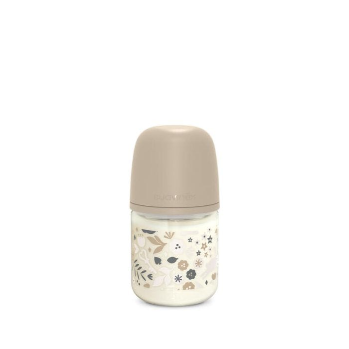 Suavinex Biberon en Verre Wonderland Sx pro Beige 0m+ 120 ml