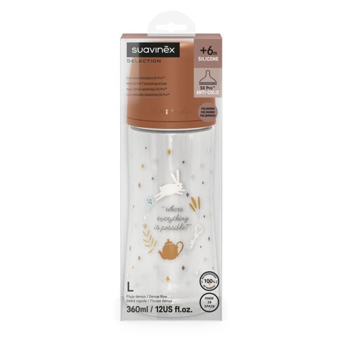 Suavinex Biberon Wonderland L Camel 6m+ 360ml