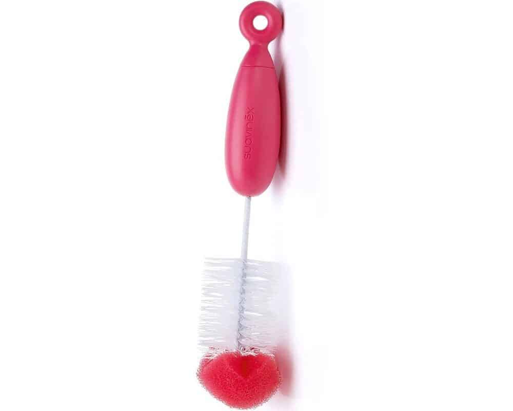 Suavinex Goupillon 2‑en‑1 Rose