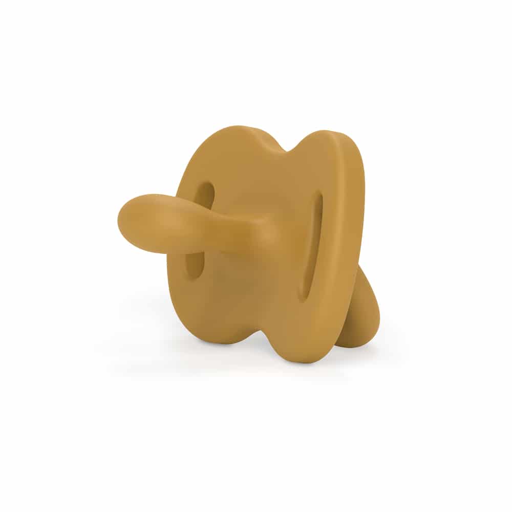 Suavinex Sucette Silicone réversible 0-6mois Moutarde