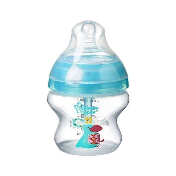 TOMMEE TIPPEE BIBERON ADVANCED ANTI-COLIQUE ÉLÉPHANT TURQUOISE 0M+ 150ML