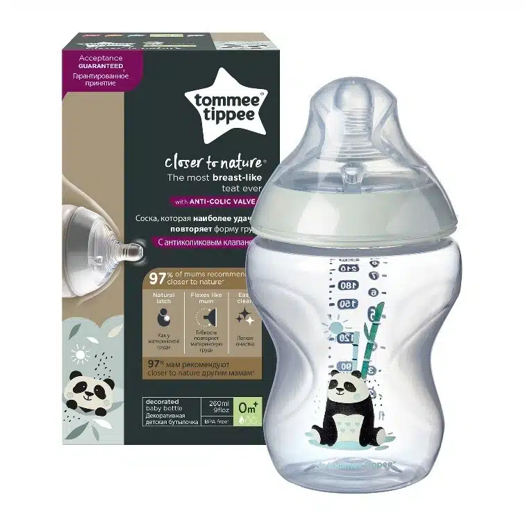 Tommee Tippee Biberon Closer to Nature 260ml Vert