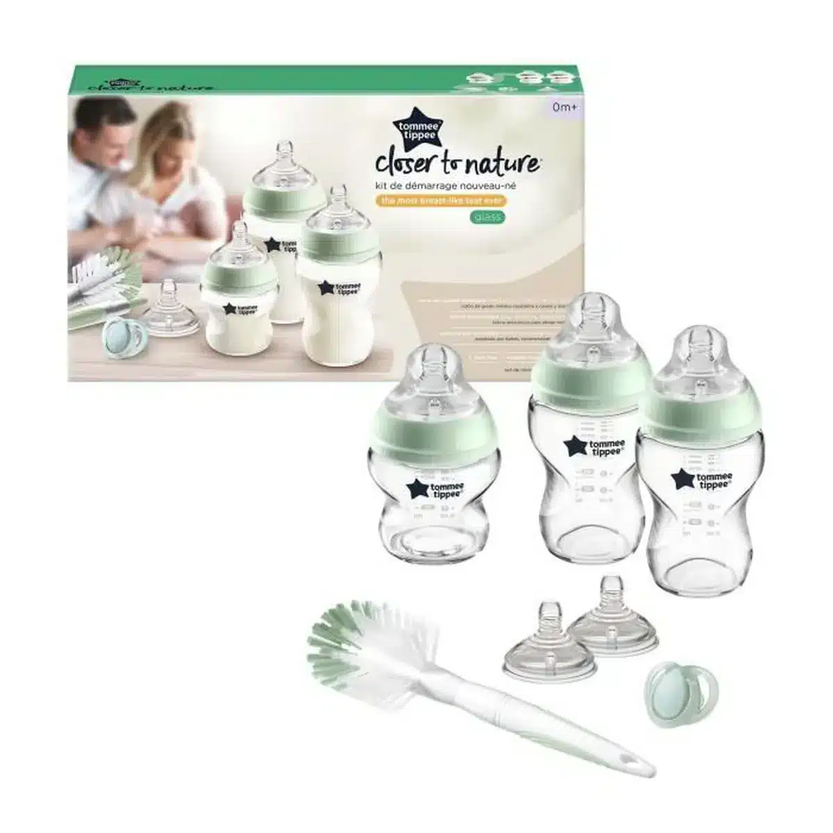 Tommee Tippee Biberon Kit Naissance en Verre Closer to Nature