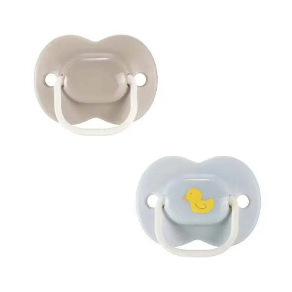 Tommee tippee Lot de 2 sucettes symétriques 6-18m beige