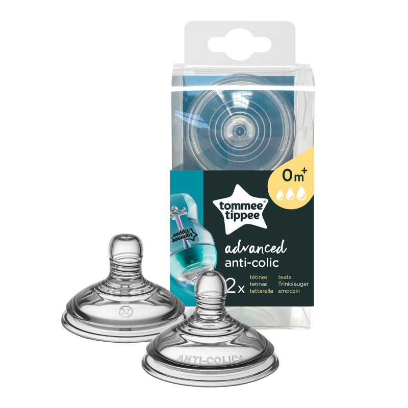 Tommee Tippee Tétine Advanced anti-colic 0m+ Débit variable
