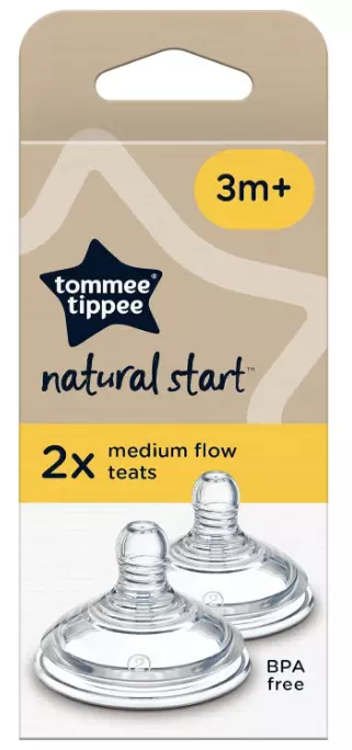 Tommee Tippee Tétine natural start 3m+ Débit moyen